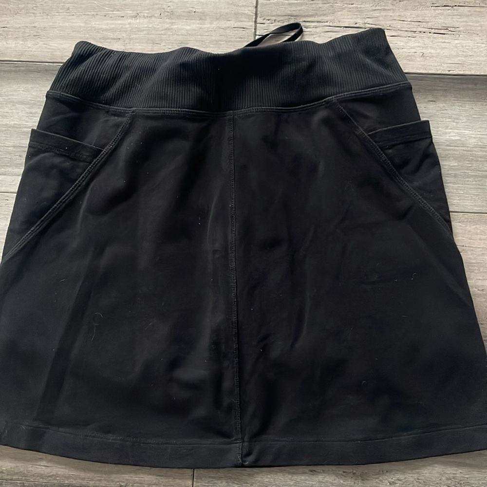 Athleta Skort Solid Black Size S - image 2
